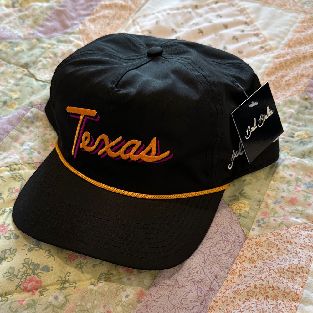 Bad Birdie Black Cap with Logo Detail